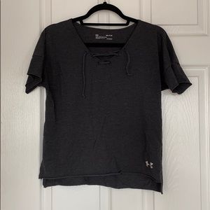 Under Armour lace up top